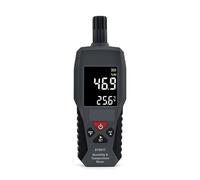 Moisture Meter, Digital Humidity Hygrometer Temperature Meter High Accuracy Color LCD Display Detector Gauge Tester -10-50°C