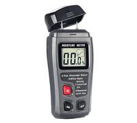 Moisture Meter, Digital Wood Moisture Meter EMT01 Professional 0~99.9% Hygrometer Portable Tool LCD Display Timber Detector,for Firewood Paper