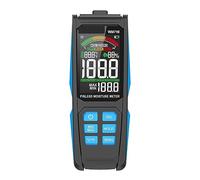 Moisture Meter Digital Wood Moisture Meter Non-Destructive Inductive Hygrometer Analog Dual Display Ambient Temp Humidity Timber