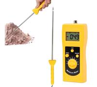 Moisture Meter for Soil and Coal Powder, High Accuracy Tester with HD LCD Backlit Display and 450mm Probe Length for Sediment Analysis