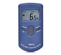 Moisture Meter, Inductive Wood Moisture Meter 4%~80% Digital Tree Timber Electromagnetic Waves Moisture Tester