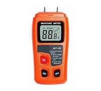 Moisture Meter MT-10 EMT01 Wood Moisture Meter Wood Humidity Tester Hygrometer Timber Damp Detector Tree Density Tester Grey Orange(Nero)