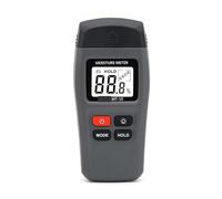 Moisture Meter, MT15 Wood Moisture Meter Humidity Tester Hygrometer Timber Damp Detector Tree Density Digital LCD Grey for Gardening, Farming