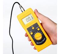 Moisture Meter, Portable Digital Humidity Tester with Backlit LCD for Wood, Soil, Hay, Grain, Building Materials, Instant Reading
