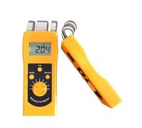 Moisture Meter, Portable Handheld Textile Material Moisture Meter/Wood Moisture Meter Rate of Water Content Measuring 0-2% 0-90%(DM200W)