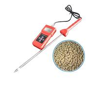 Moisture Meter, River Sand Moisture Meter Cement Soil Moisture Meter Dry and Wet Temperature and Humidity Meter Handheld Water Activity Tester