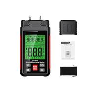 Moisture Meter, Wood Moisture Meter Pin-Type Digital Detector Timber Hygrometer for Firewood Lumber Bricks