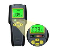 Moisture Meters, Digital Pinless Non-invasive Inductive Moisture Meter Tricolor Bar Graph Indicator Lumber Timber Board Wet Dry Tester Drywall