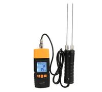 Moisture Meters, Digital Wood Moisture Meter 2~70% Humidity Tester Double Testing Probe Timber Damp Detector Moisture Detector