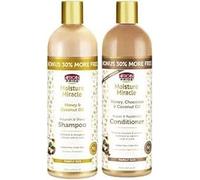Moisture Miracle Honey & Coconut Oil Shampoo & Conditioner Family Bundle, 16 oz