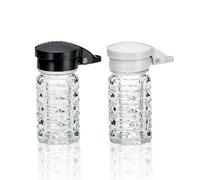 Moisture Proof Humidity Free Shake it Free Shaker Glass Salt and Pepper Shakers by Tumbler Home