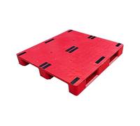 Moisture-proof, stackable, plastic pallet, durable, storage solution for warehouses, markets and basements, highly durable, lightweight, space-saving design