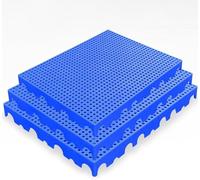 Moisture Resistant Plastic Pallet Drainage Floor TilesDurable Grid Mat for Warehouses & Storage Ideal for Heavy Goods & Market Use Nonslip Utility Mat