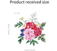 Moisture Resistant PVC Wall Sticker with Botanical Butterfly Theme for Modern For Bathroom Decoration (MK1044)