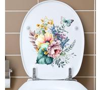 Moisture Resistant PVC Wall Sticker with Botanical Butterfly Theme for Modern For Bathroom Decoration (MK34004)