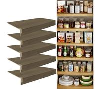Moisture Resistant PVC Wire Rack Covers 5 Pack for Pantry Kitchen Closet Bathroom Office Shelving Removable & Durable Shelf Protector