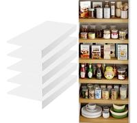Moisture Resistant PVC Wire Rack Covers Set of 5 for Pantry Kitchen Closet Bathroom & Office Shelving Removable & Durable Storage Solutions