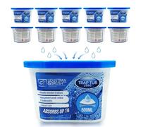 Moisture Trap Car Dehumidifier Disposable Tub - High Performance Moisture Absorber Tubs - Absorbs Up to 500ml - Interior Dehumidifiers for Home and Car Accessories (PACK OF 10)
