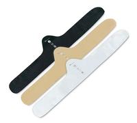 Moisture Trap Natural Cotton Bra Liner 3Pak (Black, White, Beige) - Large