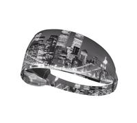Moisture-wicking headband for running, cycling, fitness and yoga new york Printed sports sweatband