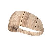 Moisture-wicking headband for running, cycling, fitness and yoga wood heart Printed sports sweatband