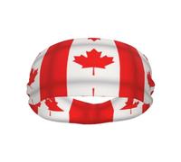 Moisture Wicking Performance Fabric Canadian Flag Sports Sweatband