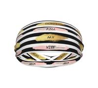 Moisture Wicking Performance Fabric Stripe Don'T Kill My Vibe Sports Sweatband