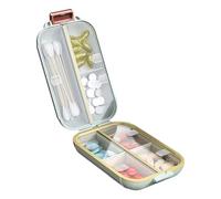 Moistureproof Daily Pills Case with Individual Sections Storage Container Perfect for Home Use or Vacation Essential Weekly Pills Organiser
