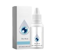Moisturising & Brightening Eye Drops for Dry Eyes Relief,Instant Soothing and Long Lasting Hydration Drops to Refresh,Revitalize Tired Eyes,and Reduce Redness for Bright White Eye Effect(Sky Blue)