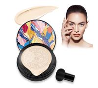 Moisturising CC Cream, 2025 Upgraded Mushroom Head CC Cream Foundation, Moisturising and Brightening, Long-Lasting Hydration with Full Coverage for a Radiant Complexion (Ivory, 20g)