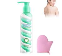 Moisturising Cotton Candy Body Lotion 200 ml, Pink Body Milk, Light Texture Gives The Skin, Organic Body Milk Gentle Sensual, Lasting Moisture, Avocado Body Lotion Gloves