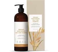 Moisturising Daily Use Shampoo - 500ml | With Rice Water & Oat Milk | For Dry, Frizzy & Unmanageable Hair | Certified Organic | Cruelty-Free & Vegan | For Men & Women