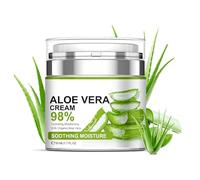 Moisturising Face Cream with Aloe Vera, Face Cream with 98% Organic Aloe Vera, Moisturising Cream for the Face Against Wrinkles, for Dry Skin, Acne Scars, Soft, Moisturising