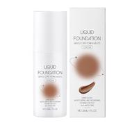 Moisturising Foundation Make-Up - Moisturiser Liquid Base, Radiant Skin Coverage, Light Glow Formula, Routine Theme, Smooth Mixed Texture, Natural Fin