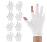 Moisturising Gloves, 8 Pairs of Cotton Gloves for Dry Hands, Touch Screen Moisturizing Gloves for Eczema, Repair Rough and Cracked Skin, Unisex Design for Daily Use