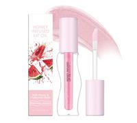 Moisturising Lip Gloss 8 ml Gentle Care Smoothing Lip Oil with Plumping Effect for Traveling Home Outdoor School Girlfriend Wife Friend Sister Daughter