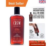 American Crew 3 In 1 Shampoo Conditioner & Body Wash 450ml