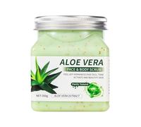 Moisturizing Body Scrub, Smoothing Skin Scrub, 350g Glass Formula with Moisturising Blend, Natural Salt Sugar Scrub, Beauty Care with Soft Finish, Skin Care