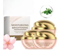 Moisturizing Brightening Concealer Smooth Tone-Up Cream, Korean Color Changing Foundation, Lightweight Full Coverage Lazy Concealer Cream For Older Women, No Makeup Foundation (3)
