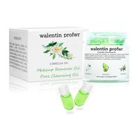 Moisturizing Cleansing Oil for Face 20 Pcs Individually Packaged Gentle Makeup Blackhead Remover Travel Size Essential Pore Control Camellia Seed Nourishing Deep Cleansing Oil for Skin