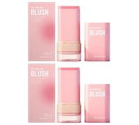 Moisturizing Cream Blush Stick, 0.71 oz Pink - Seamlessly blends into skin for a dewy, natural finish. Long-lasting and gentle formula, smudge-proof, buildable color.