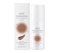 Moisturizing Foundation Makeup - Lightweight Liquid Face Base, Long-Lasting Full Coverage, Hydrating Concealer for Oily and Dry Skin, Daily Makeup, Travel, Home, Professional Cosmetic Use