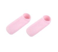 Moisturizing Gel Socks for Women, Pink Yarn and Spandex | No-wash Foot Care, Easy to Put, Home or Professional Use, Skin Smoothing Comfort