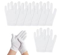 Moisturizing Gloves Set, Spa Moisturiser Gloves Cotton Lotion Moisture Enhancing Glove for Overnight, Repair of Dry HandsRough Cracked Skin (4pairs)