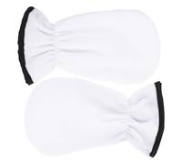 Moisturizing Hand Care Gloves 1 Pair Essential Oil Flannel Spa Mittens | Reusable Washable White Set for Personal Daily Skin Care, Salon Services, Simple Scrub, Hand Mask Mittens