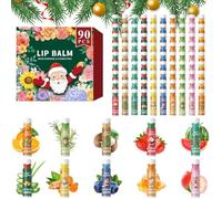 Moisturizing Lip Balm - 90 Pieces Moisturizing Stick | Lip Bar,for Women and Men Daily Routine Outdoor Workplace Party Date Night Social Meeting Holiday