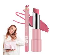 Moisturizing Lip Balm - Tint Lipstick | Long-lasting Waterproof Non-sticky Matte Balm for Cold Weather Winter Care Night Repair Daily Makeup