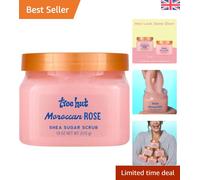 Moisturizing Moroccan Rose Shea Sugar Scrub - Paraben-Free Exfoliating Treatment