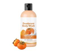 Moisturizing Shower Gel - 100g Refreshing Shower Gel | Persimmon Cleansing Liquid Soap for Home, Spa, Shower, Bathroom, Travel, Hotel, Dormitory, Refreshing Body Wash