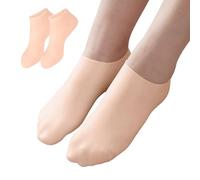 Moisturizing Silicone Foot Socks - Gel for Dry Cracked Rough Feet | Flexible, Reusable Foot Covers for Deep Hydration, Soft Skin, Comfort, and Care at Home Protects and Relieves Rough